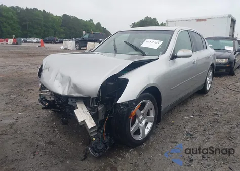 2004 Infiniti G35 z USA, uszkodzony, nr VIN JNKCV51E44M618697